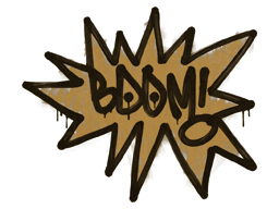 Sealed Graffiti | BOOM (Desert Amber) image