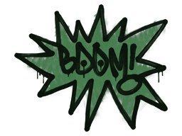 Sealed Graffiti | BOOM (Jungle Green) image