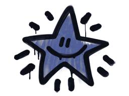 Sealed Graffiti | Shining Star (SWAT Blue) image