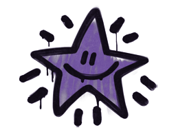 Sealed Graffiti | Shining Star (Monster Purple) image