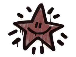 Sealed Graffiti | Shining Star (Brick Red) image