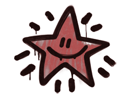 Sealed Graffiti | Shining Star (Blood Red) image