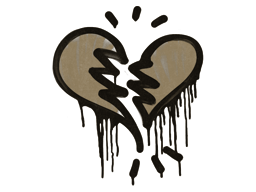 Sealed Graffiti | Broken Heart (Dust Brown) image