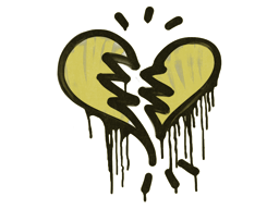 Sealed Graffiti | Broken Heart (Tracer Yellow) image