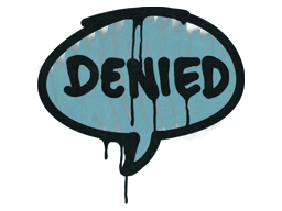 Sealed Graffiti | Denied (Wire Blue) image