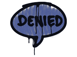 Sealed Graffiti | Denied (SWAT Blue) image