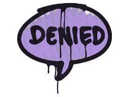 Sealed Graffiti | Denied (Violent Violet) image