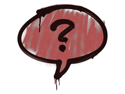 Sealed Graffiti | Question Mark (Blood Red) image