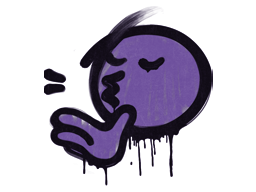 Sealed Graffiti | Chef Kiss (Monster Purple) image