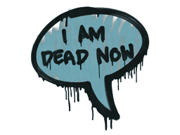 Sealed Graffiti | Dead Now (Wire Blue) image