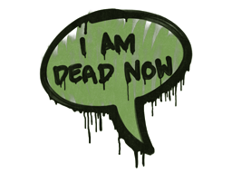 Sealed Graffiti | Dead Now (Battle Green) image