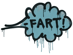 Sealed Graffiti | Fart (Wire Blue) image