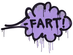 Sealed Graffiti | Fart (Violent Violet) image