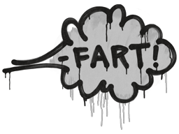 Sealed Graffiti | Fart (Shark White) image