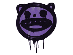 Sealed Graffiti | Happy Cat (Monster Purple) image