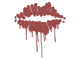 Sealed Graffiti | Kiss (Blood Red) image