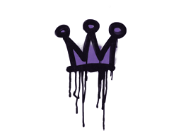 Sealed Graffiti | Little Crown (Monster Purple) image