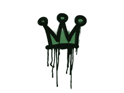 Sealed Graffiti | Little Crown (Jungle Green) image