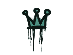 Sealed Graffiti | Little Crown (Frog Green) image