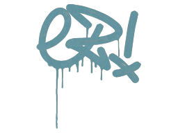 Sealed Graffiti | Little EZ (Wire Blue) image