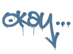 Sealed Graffiti | Okay (Monarch Blue) image