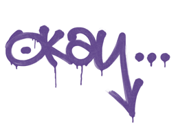 Sealed Graffiti | Okay (Monster Purple) image