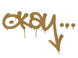 Sealed Graffiti | Okay (Desert Amber) image