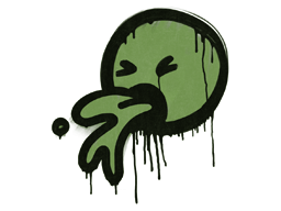 Sealed Graffiti | Puke (Battle Green) image