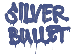 Sealed Graffiti | Silver Bullet (SWAT Blue) image