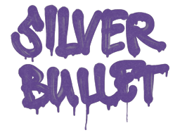 Sealed Graffiti | Silver Bullet (Monster Purple) image