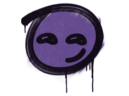 Sealed Graffiti | Smirk (Monster Purple) image