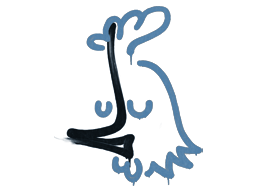 Sealed Graffiti | Recoil AK-47 (Monarch Blue) image