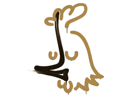 Sealed Graffiti | Recoil AK-47 (Desert Amber) image