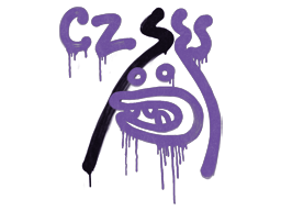 Sealed Graffiti | Recoil CZ-75 (Monster Purple) image