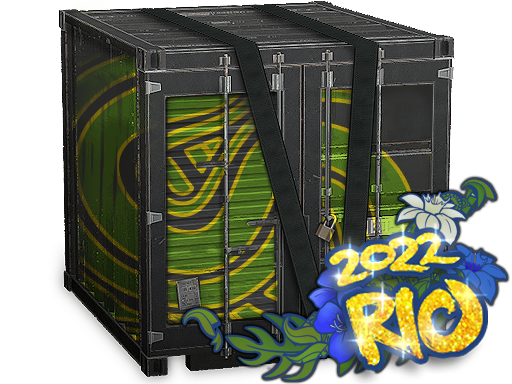 Rio 2022 Storage Unit with Glitter Stickers