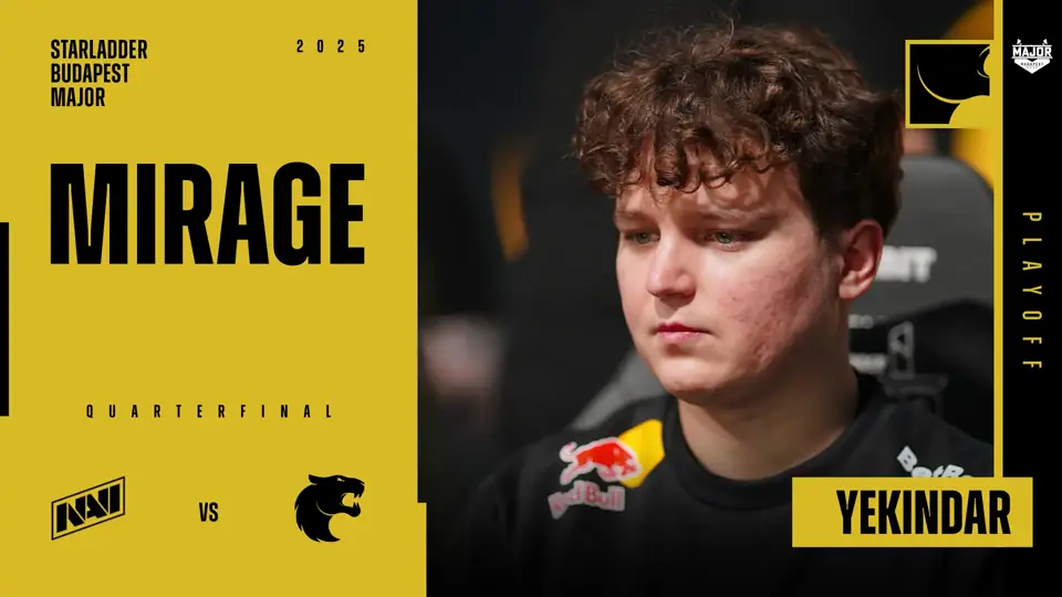 Souvenir Charm | Budapest 2025 Highlight | YEKINDAR vs Natus Vincere on Mirage