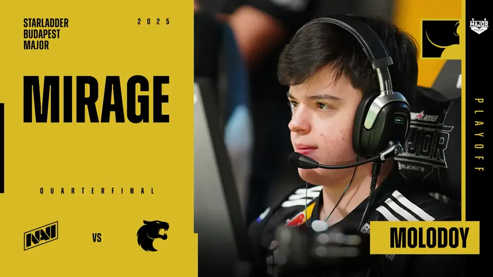 Souvenir Charm | Budapest 2025 Highlight | molodoy vs Natus Vincere on Mirage