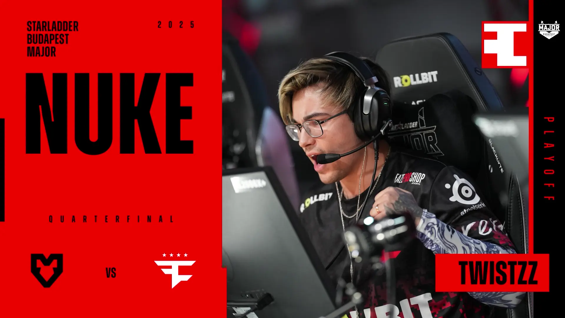 Souvenir Charm | Budapest 2025 Highlight | Twistzz vs MOUZ on Nuke