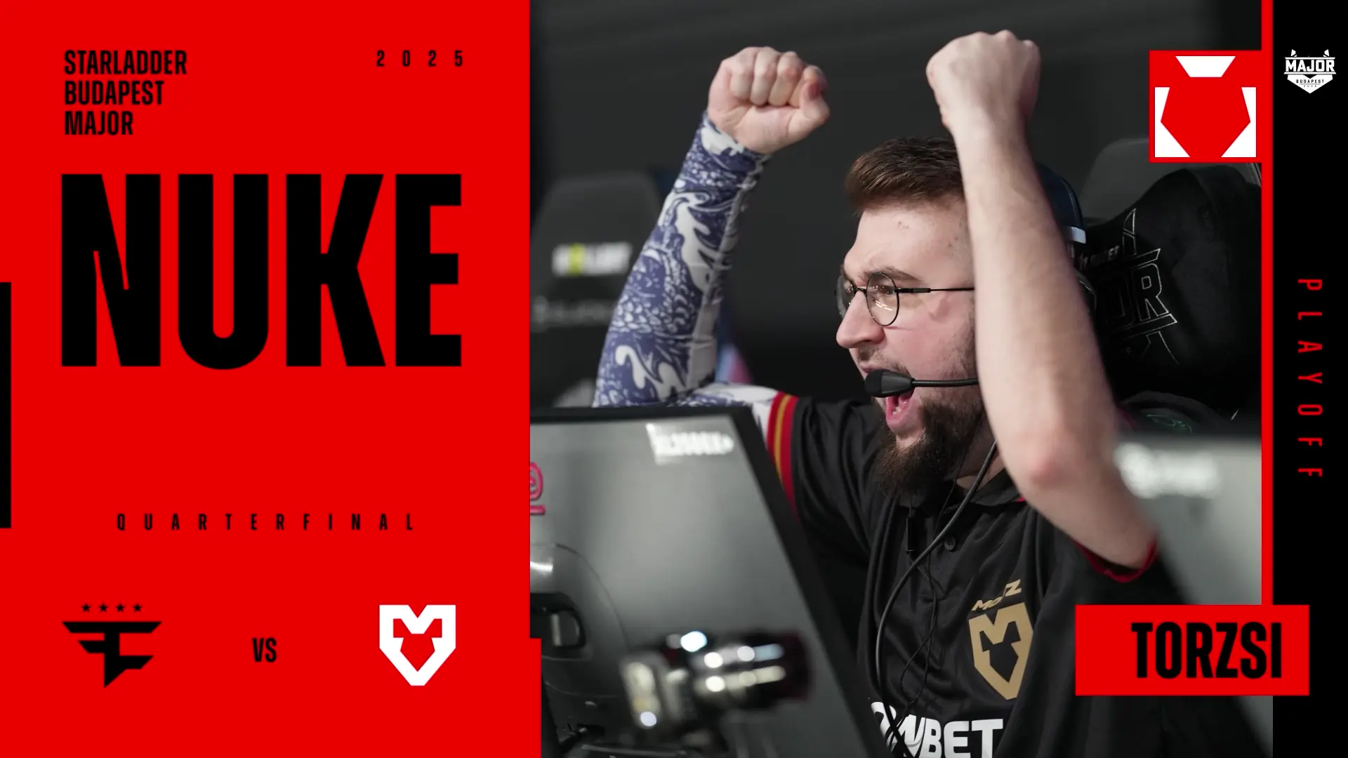 Souvenir Charm | Budapest 2025 Highlight | torzsi vs FaZe on Nuke