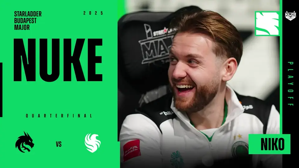 Souvenir Charm | Budapest 2025 Highlight | NiKo vs Spirit on Nuke