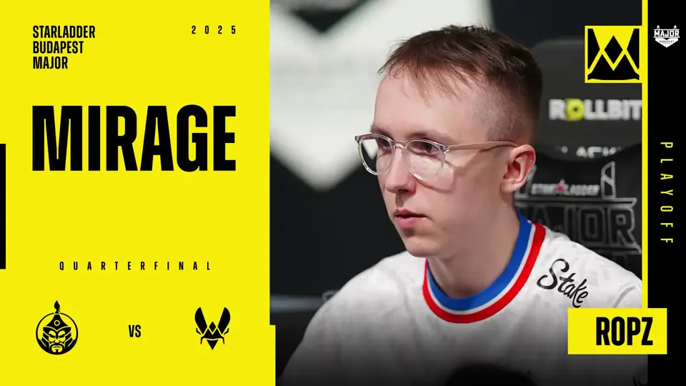 Souvenir Charm | Budapest 2025 Highlight | ropz vs The MongolZ on Mirage