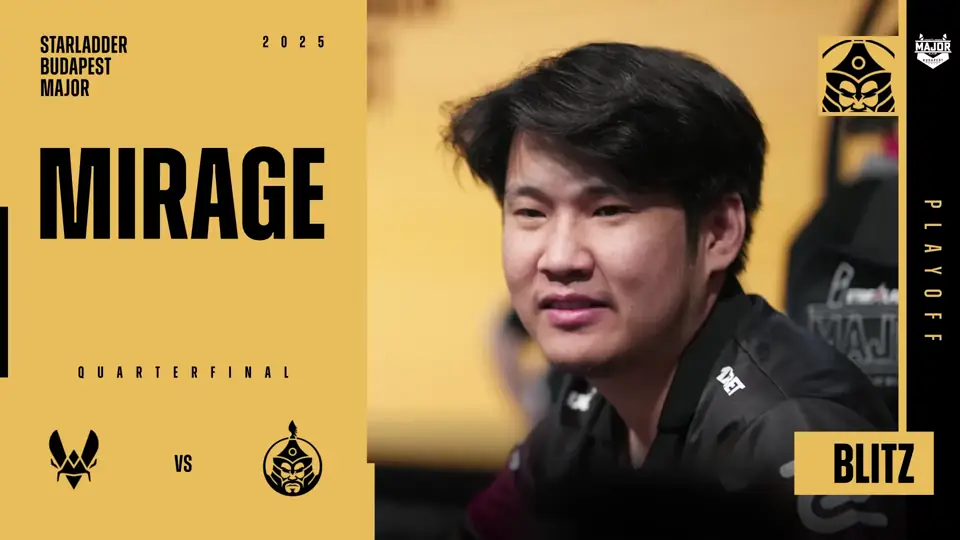 Souvenir Charm | Budapest 2025 Highlight | bLitz vs Vitality on Mirage