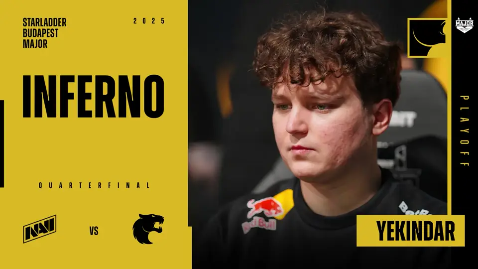 Souvenir Charm | Budapest 2025 Highlight | YEKINDAR vs Natus Vincere on Inferno
