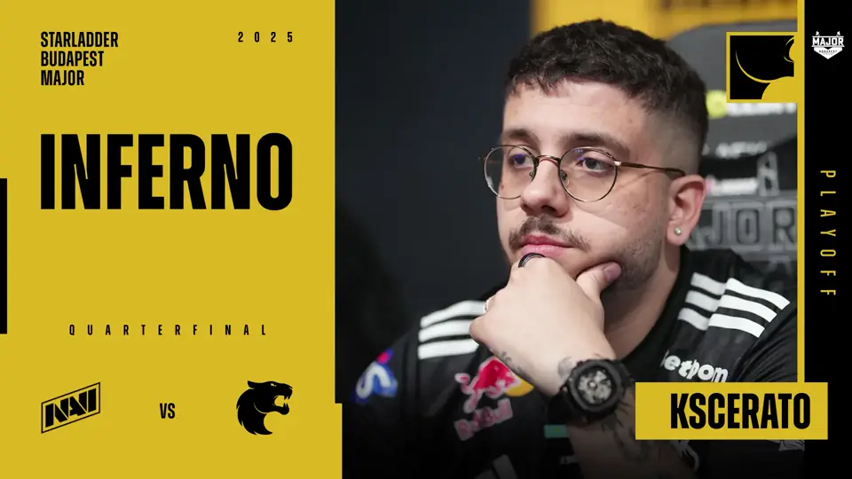 Souvenir Charm | Budapest 2025 Highlight | KSCERATO vs Natus Vincere on Inferno