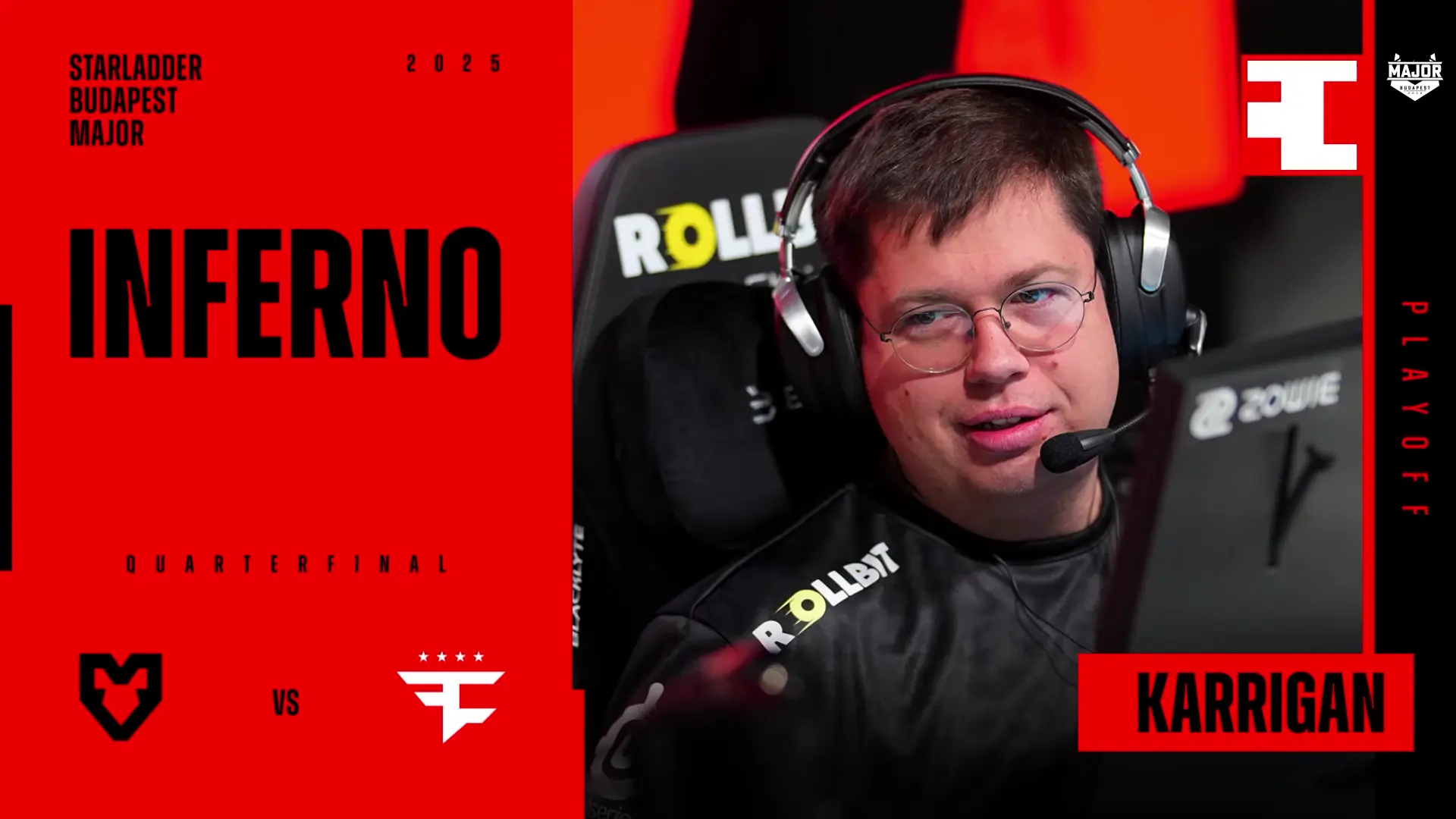 Souvenir Charm | Budapest 2025 Highlight | karrigan vs MOUZ on Inferno