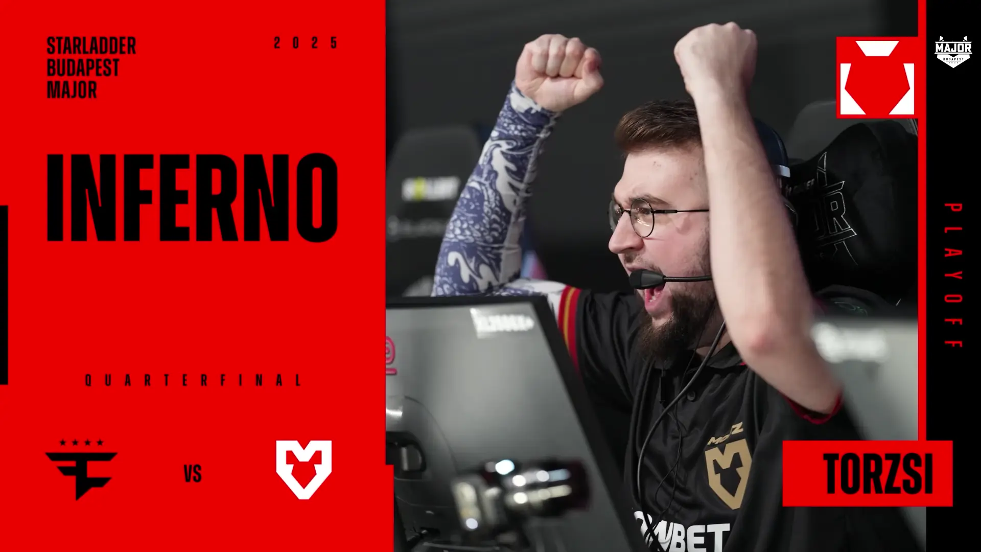Souvenir Charm | Budapest 2025 Highlight | torzsi vs FaZe on Inferno