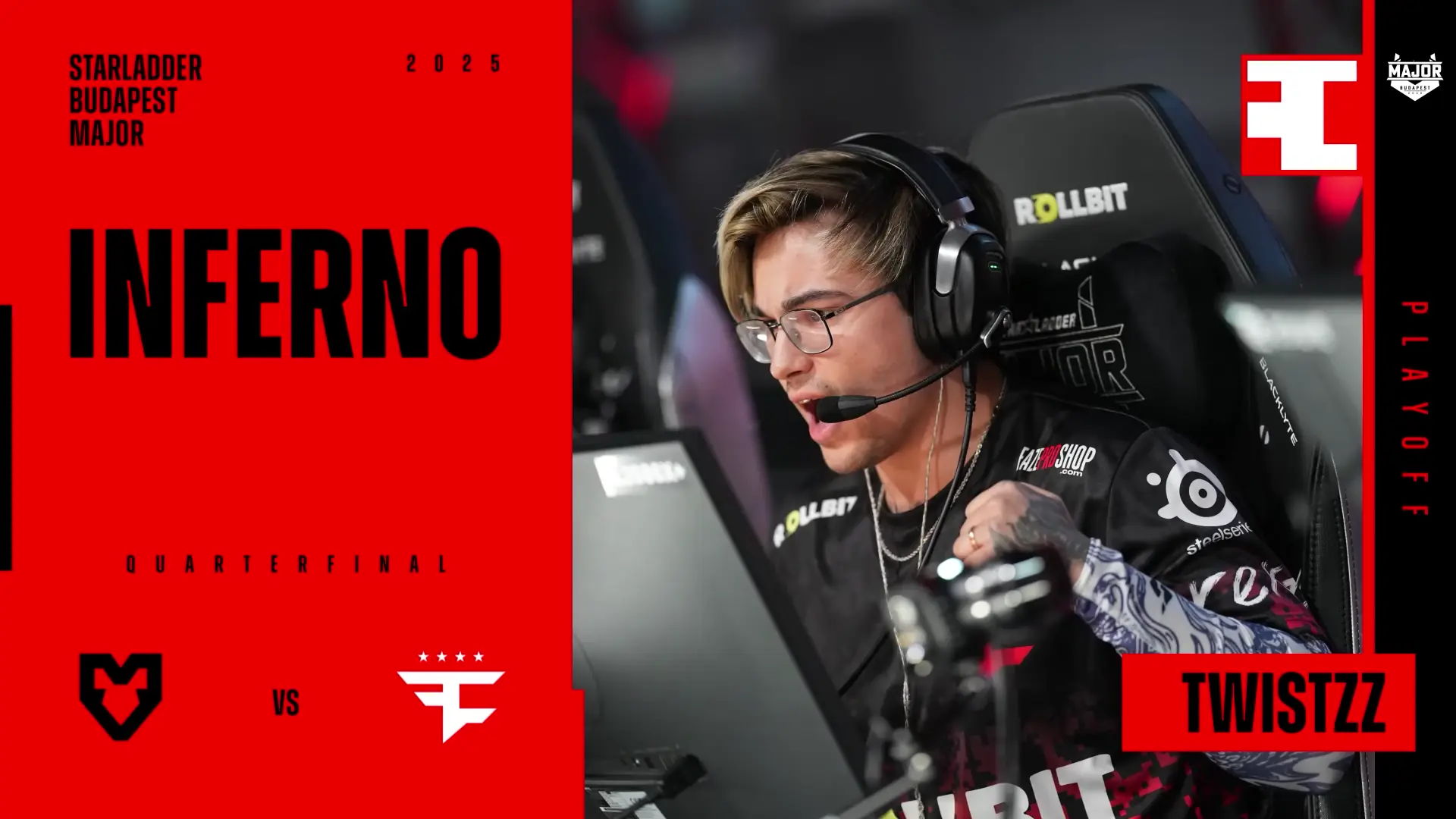 Souvenir Charm | Budapest 2025 Highlight | Twistzz vs MOUZ on Inferno