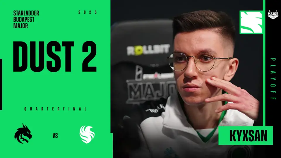 Souvenir Charm | Budapest 2025 Highlight | kyxsan vs Spirit on Dust II