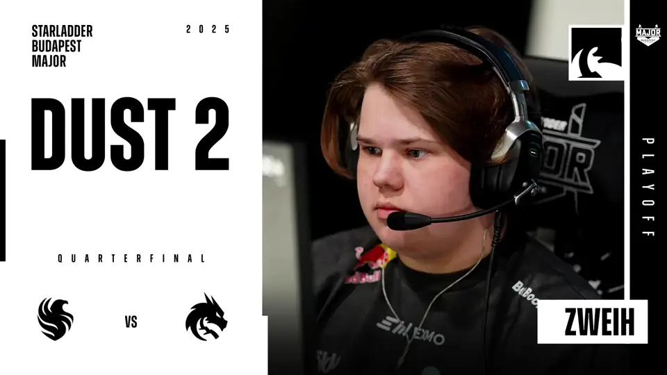 Souvenir Charm | Budapest 2025 Highlight | zweih vs Falcons on Dust II