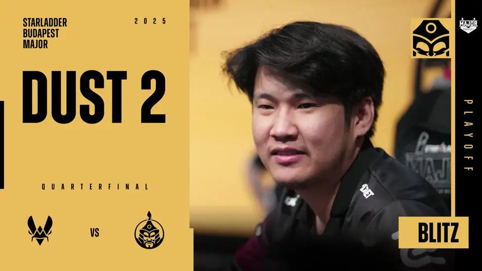 Souvenir Charm | Budapest 2025 Highlight | bLitz vs Vitality on Dust II
